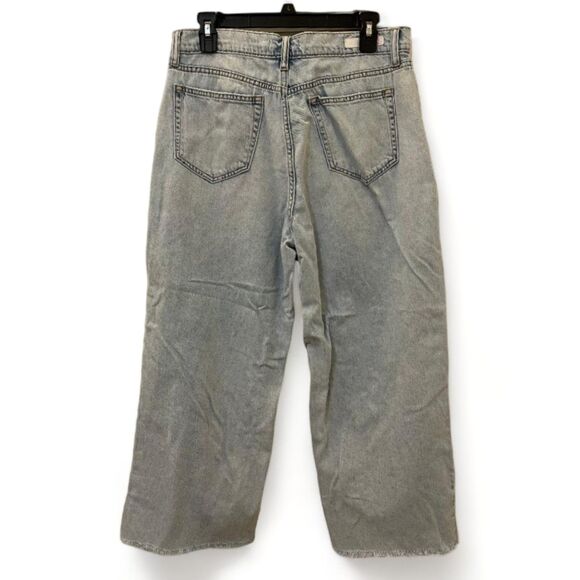 CELLO High Rise Light Wash Wide Leg Cropped Jeans Size 9 - Picture 5 of 8